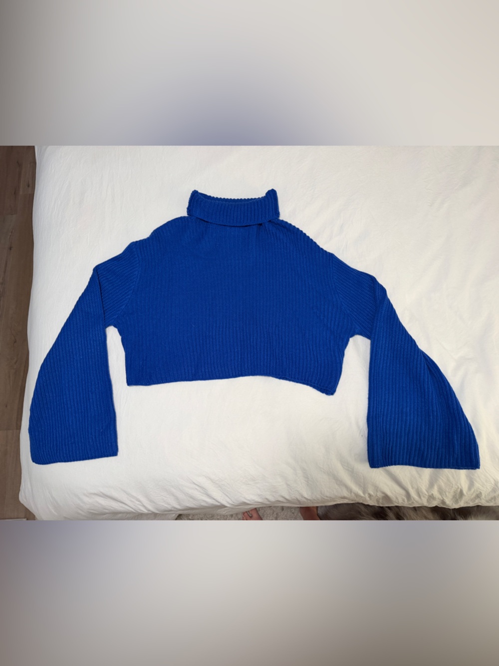 SHEIN Ribbed Knit Cropped Sweater